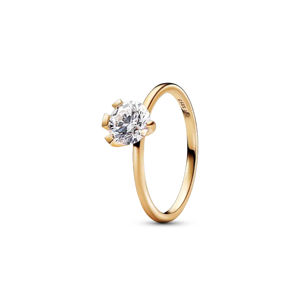 Pandora Nova 14k Gold Lab-grown Diamond Ring