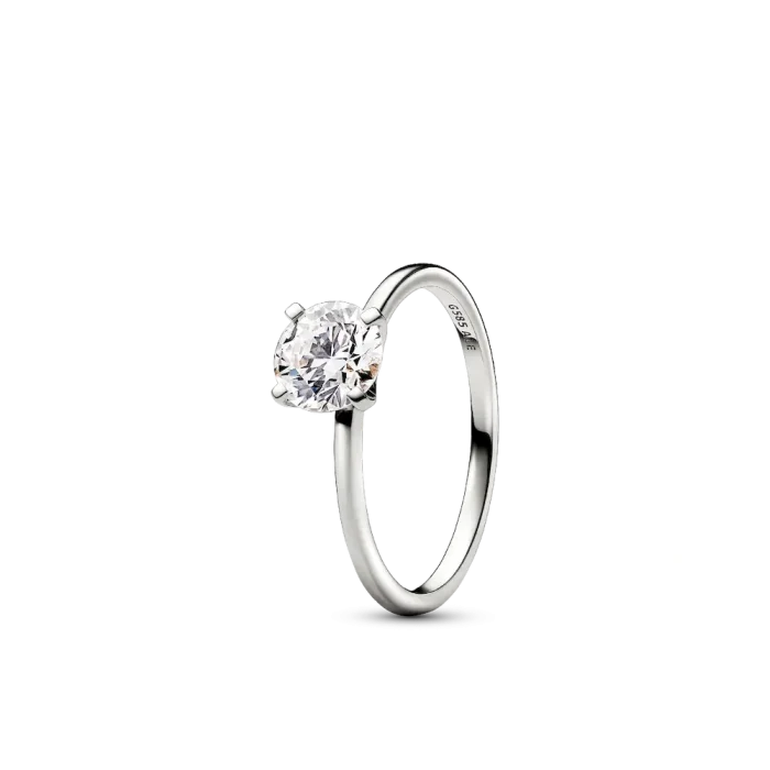Pandora Era 14k White Gold Lab-grown Diamond Ring - Image 2