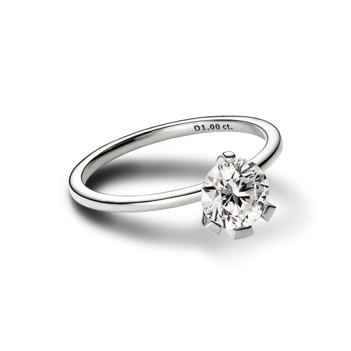 Pandora Nova 14k White Gold Lab-grown Diamond Ring - Image 6