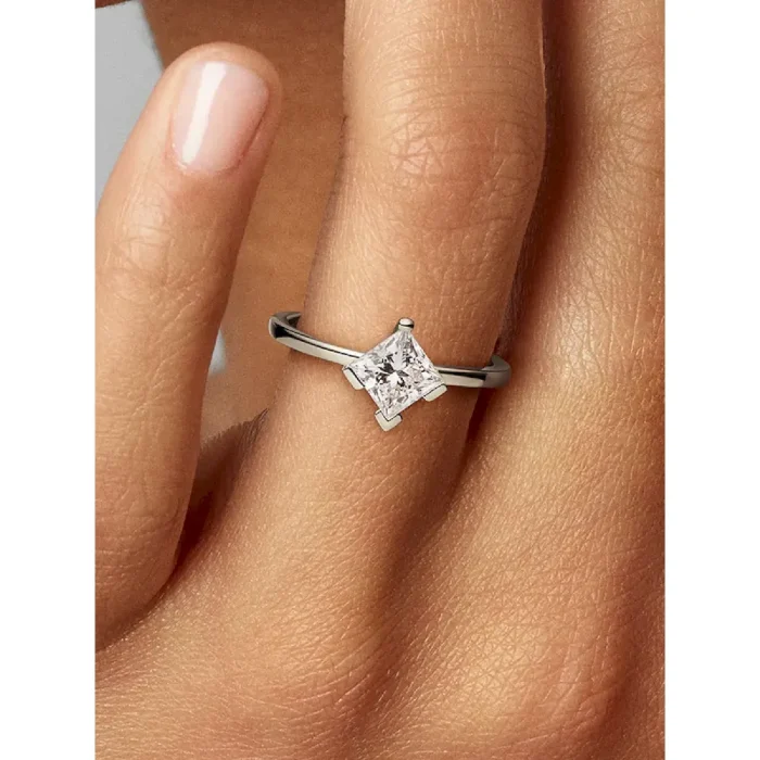 Pandora Nova 14k White Gold Lab-grown Diamond Ring - Image 2