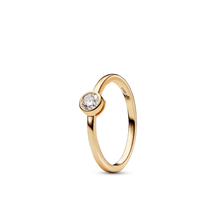 Pandora Era Bezel 14k Gold Lab-grown Diamond Ring - Image 2