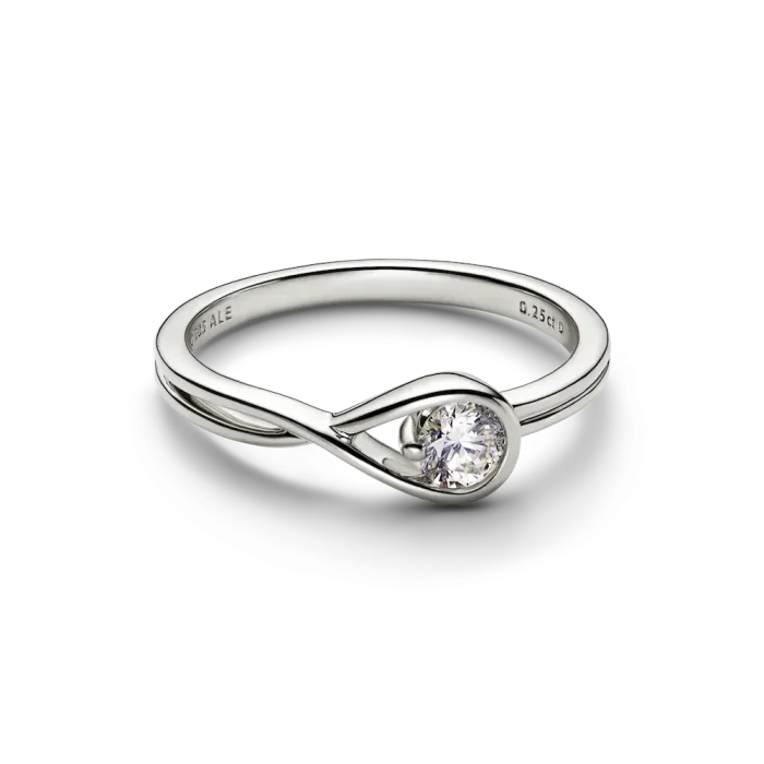 Pandora Infinite 14k White Gold Lab-grown Diamond Ring - Image 4