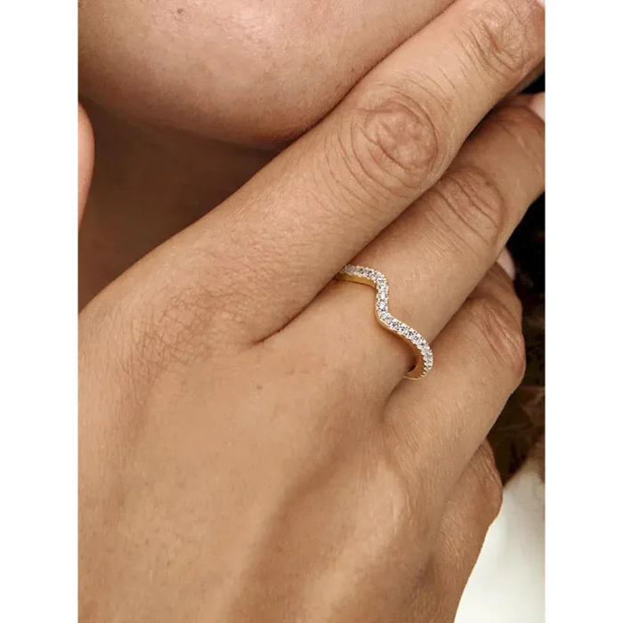 Sparkling Wave Ring - Image 2