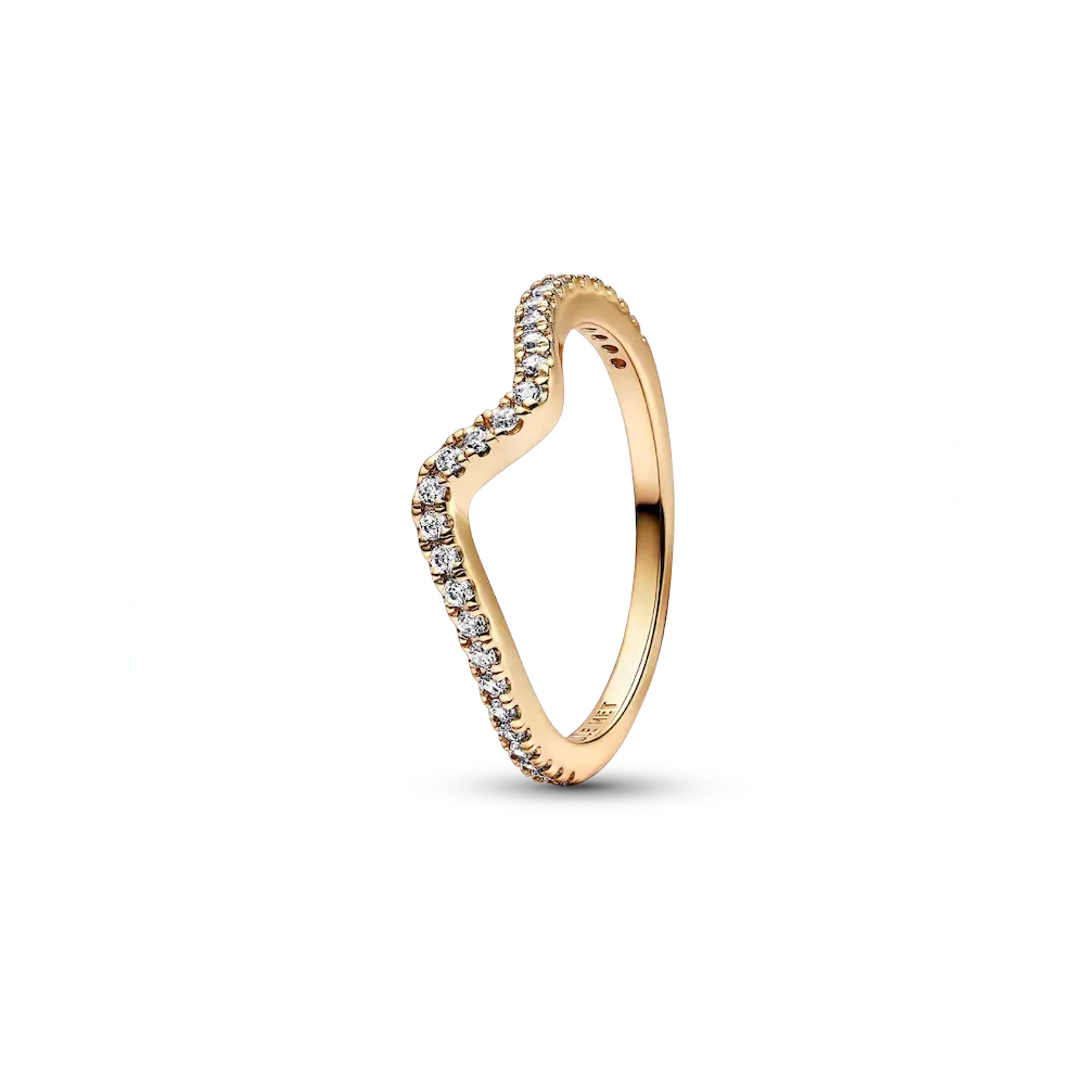 Sparkling Wave Ring