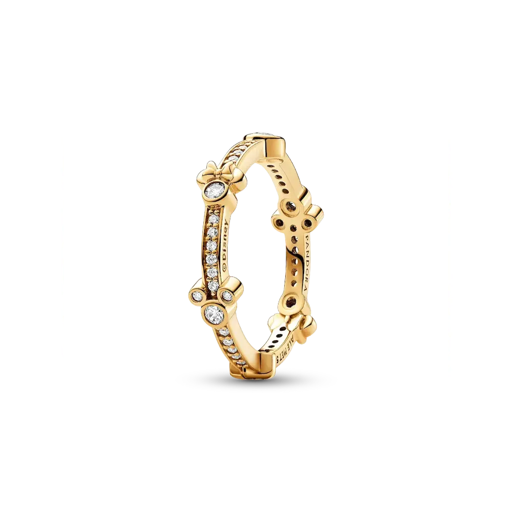 162957C01_RGB.webp Disney Mickey Mouse & Minnie Mouse Sparkling Eternity Ring - Image 1