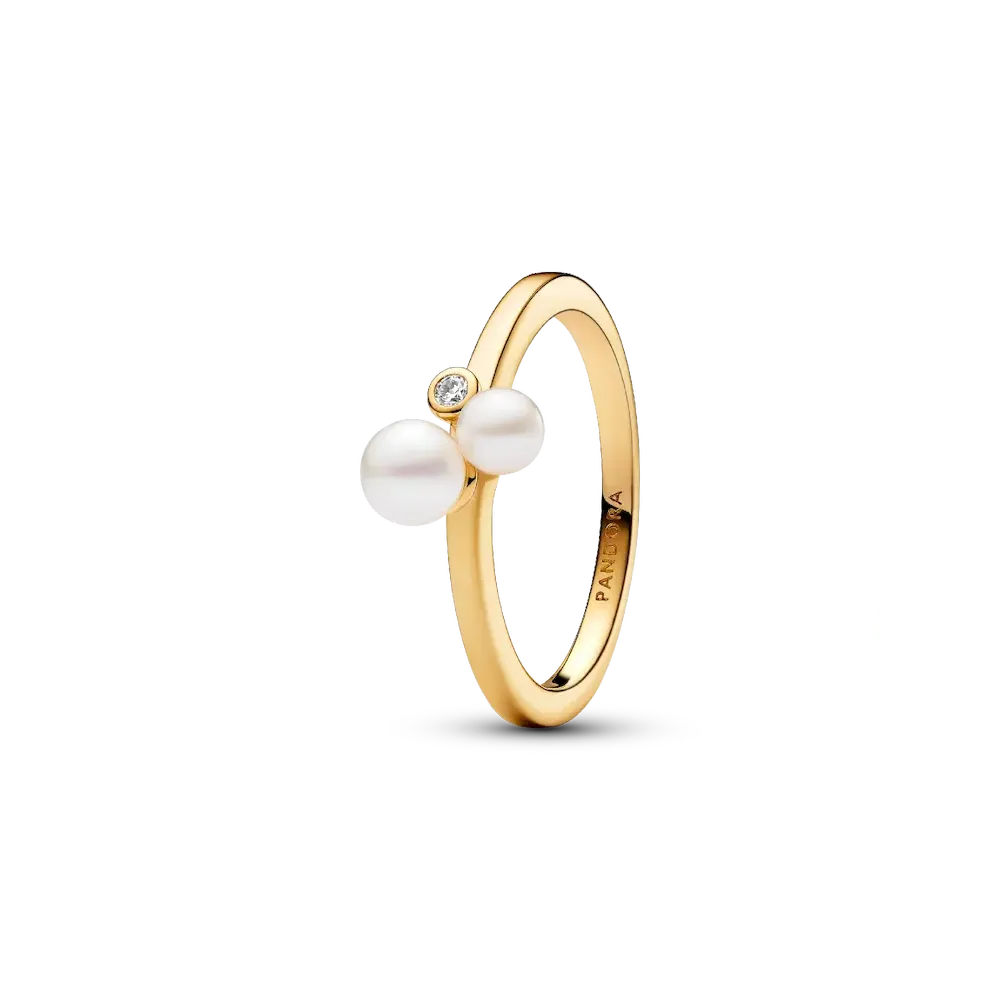 163156C01_RGB.webp Duo Treated Freshwater Cultured Pearls Ring - Image 1