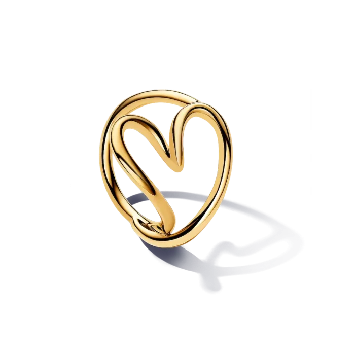 Organically Shaped Heart Jewelry Set - Image 2