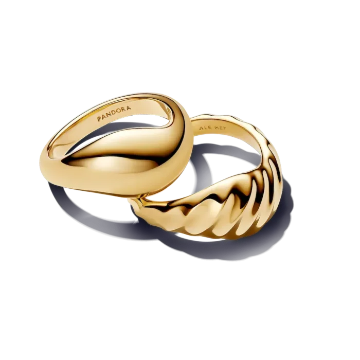 Rippled Stacking Rings - Image 4