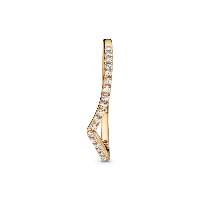 Sparkling Wishbone Ring - Image 7