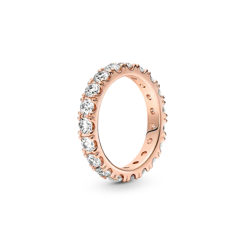 Sparkling Row Eternity Ring