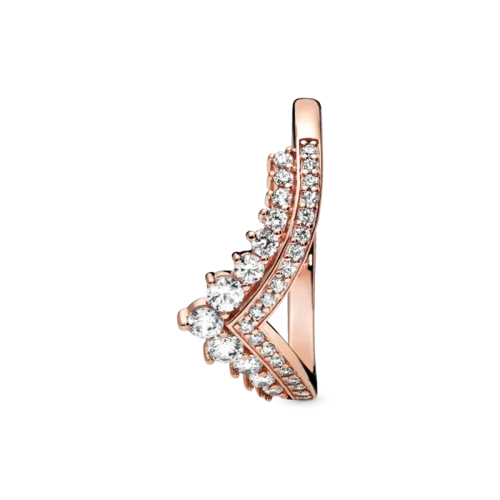Heart of Rose Princess Wishbone Stacking Ring Set - Image 7
