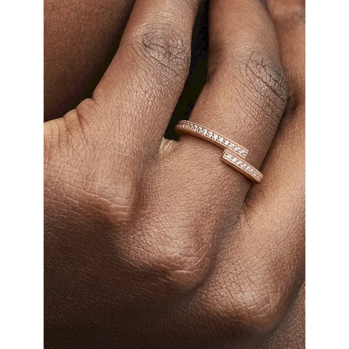 FINAL SALE - Sparkling Overlapping Ring - Image 2