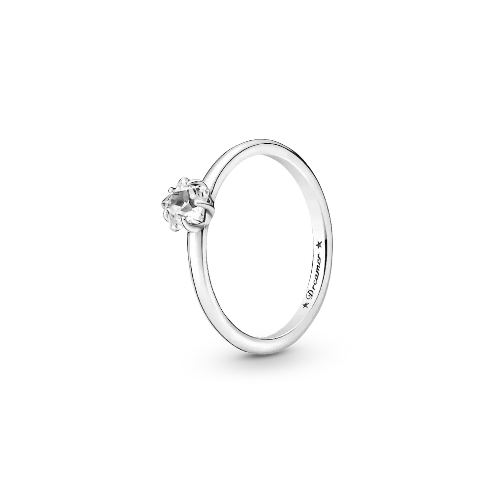 Celestial Sparkling Star Solitaire Ring