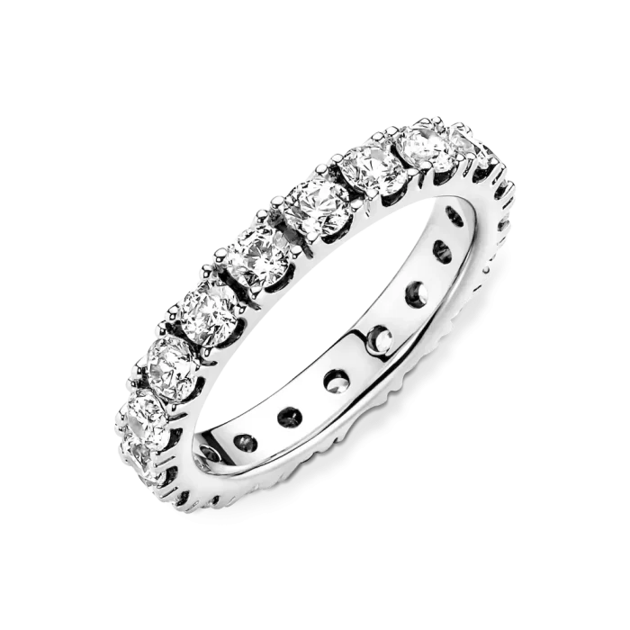 Light As Air Solitaire Stacking Ring Set - Image 14