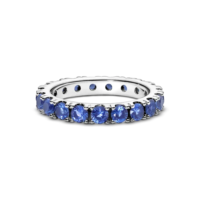 Sparkling Row Eternity Ring Set - Image 14