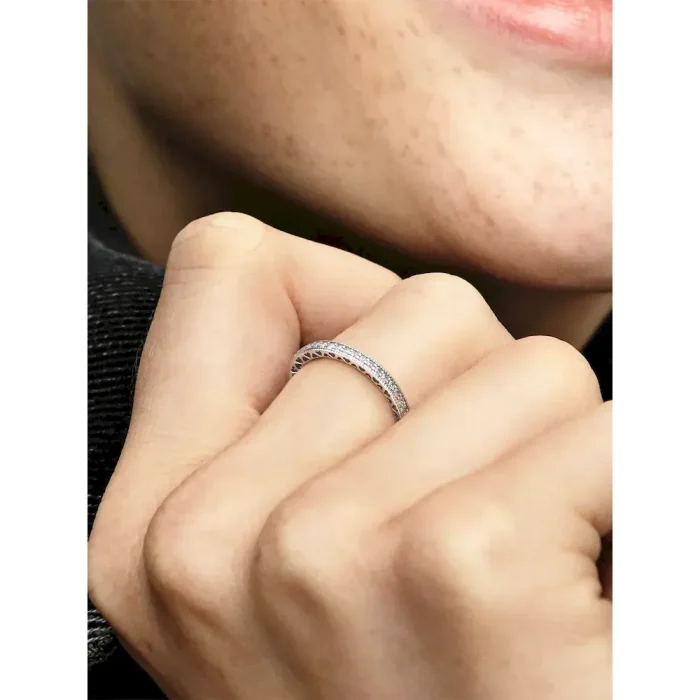 True Elegance Round Halo Ring Set - Image 9