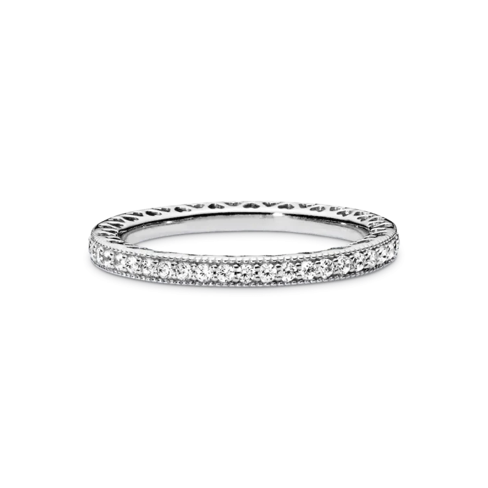 True Elegance Round Halo Ring Set - Image 12