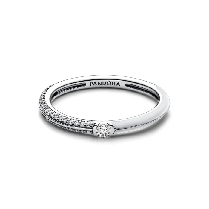 Pandora ME Pavé & White Dual Ring - Image 4