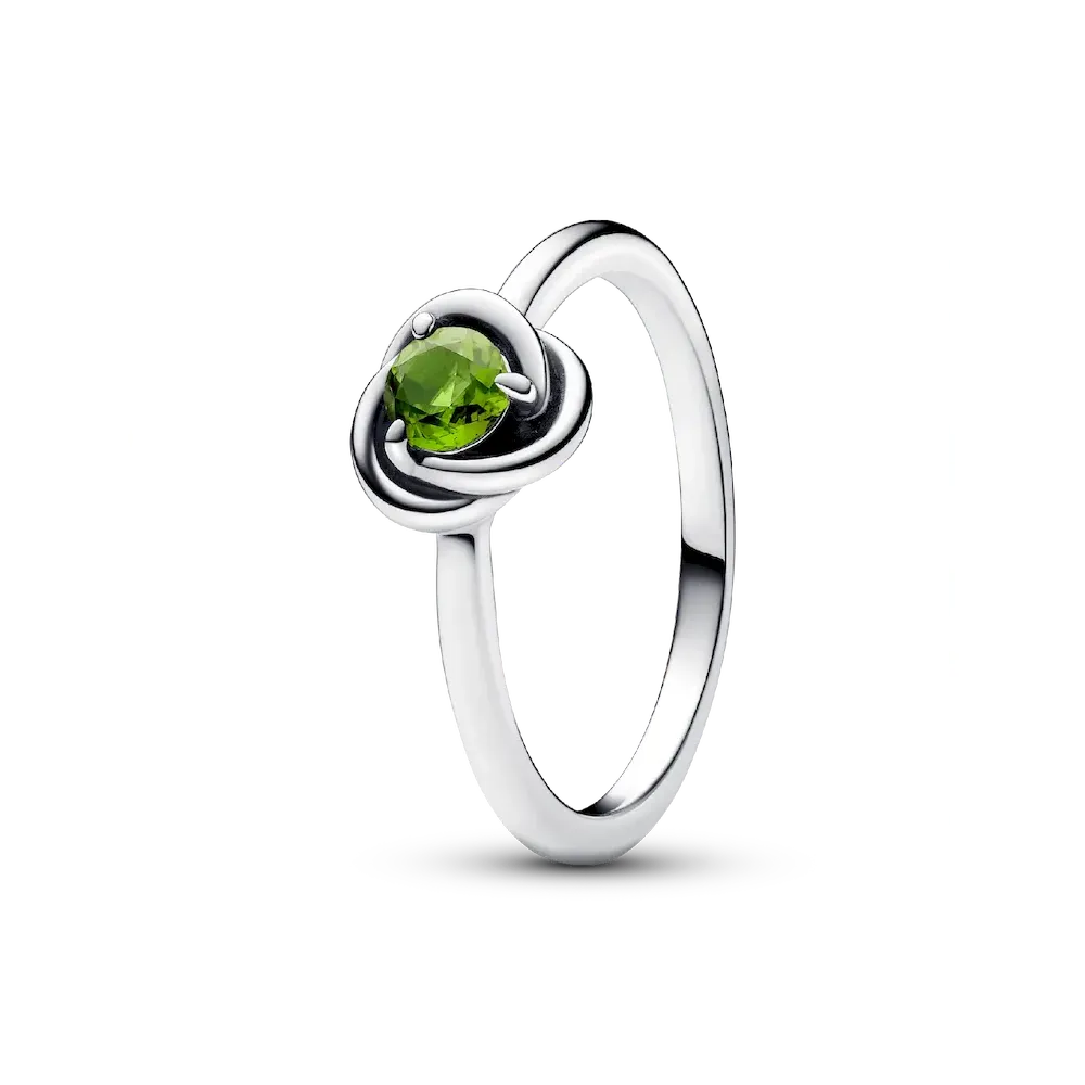 192993C08_RGB.webp August Birthstone Eternity Circle Ring - Image 1