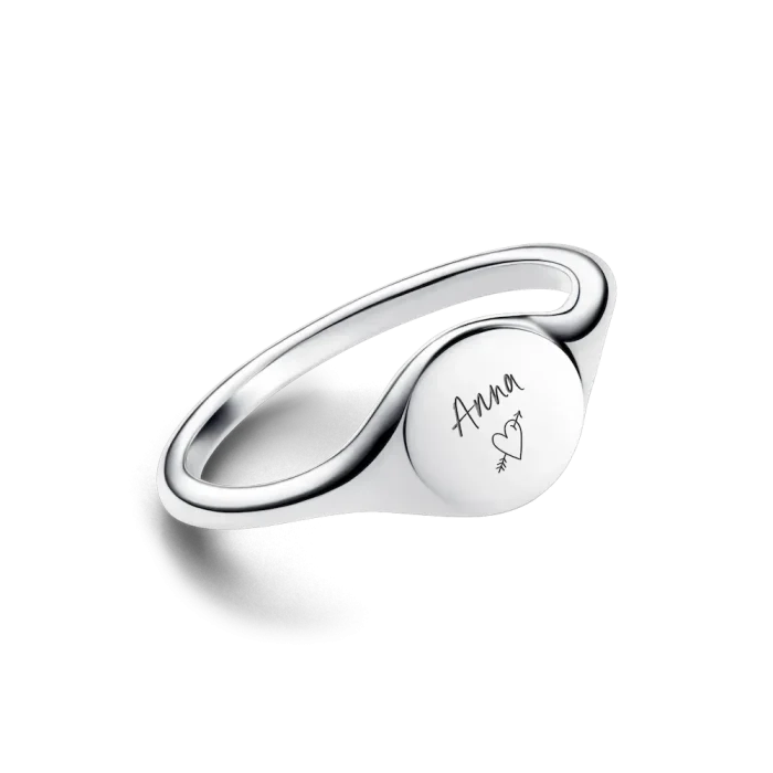 Engravable Signet Ring - Image 6