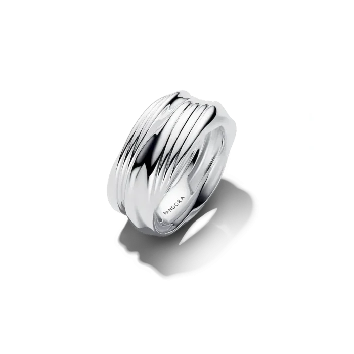 Two-Tone Twists & Turns Ring Set - Image 2