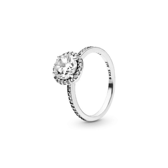 True Elegance Round Halo Ring Set - Image 2