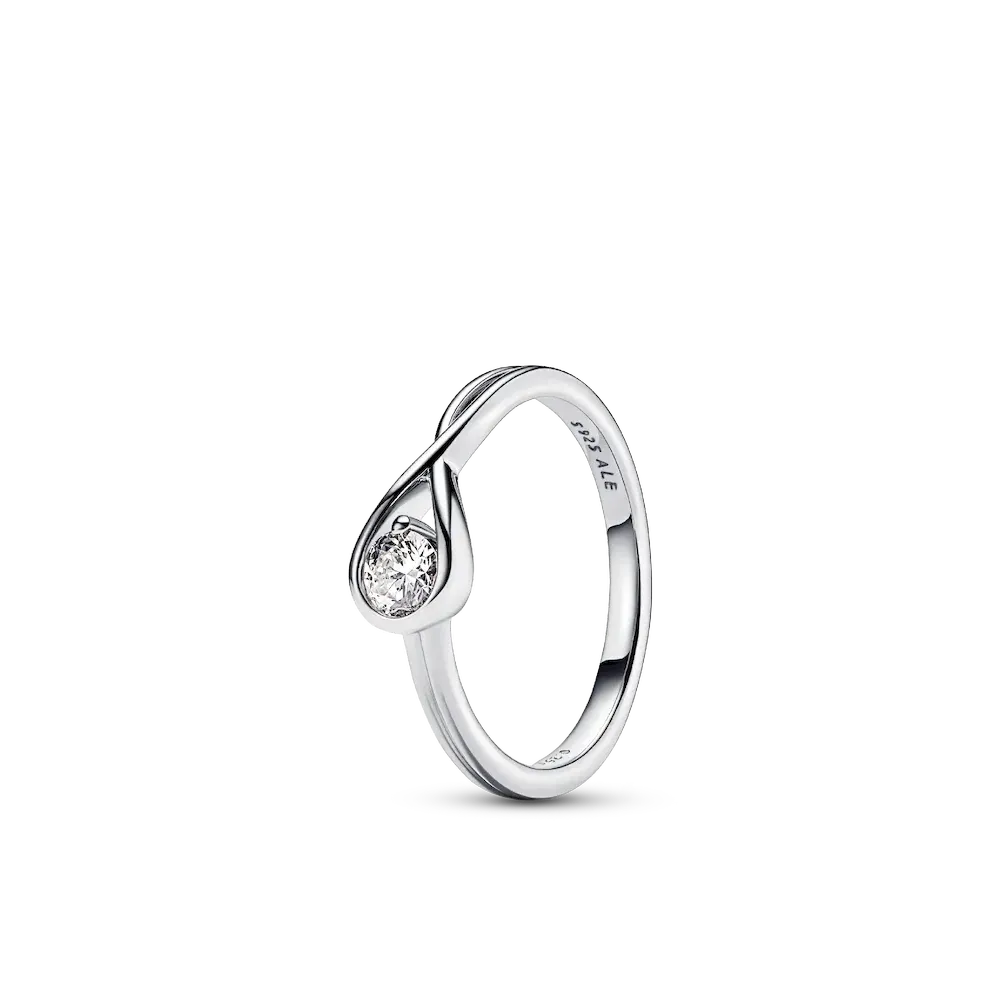Pandora Infinite Sterling Silver Lab-grown Diamond Ring