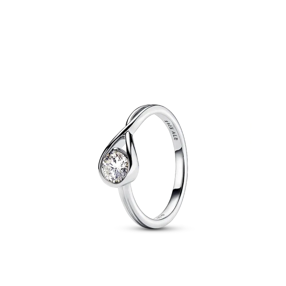 Pandora Infinite Sterling Silver Lab-grown Diamond Ring