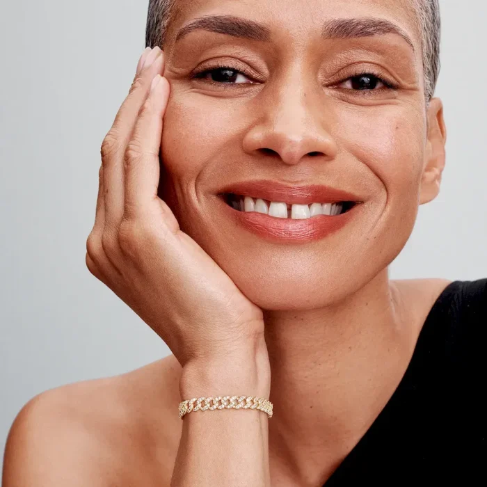 Pavé Cuban Chain Bracelet - Image 3