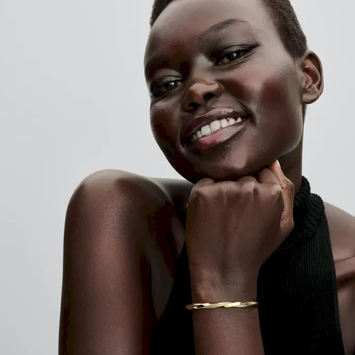 Twisted Open Bangle - Image 3