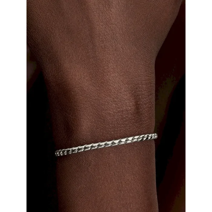 Round Clasp Wing Chain Bracelet - Image 2
