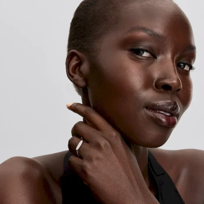 Engravable Love Notes Bar Ring Set - Image 12