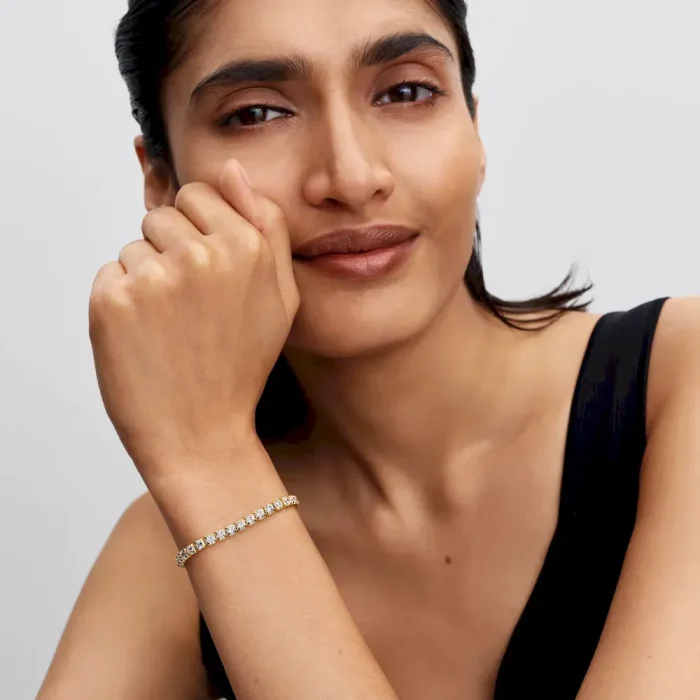 Sparkling Bold Tennis Bracelet - Image 4