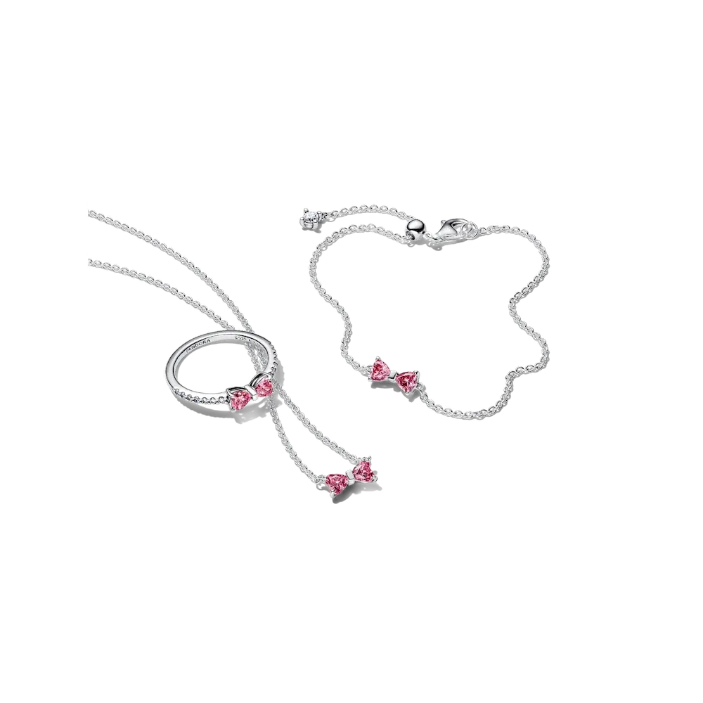 Sparkling Bow Jewelry Set