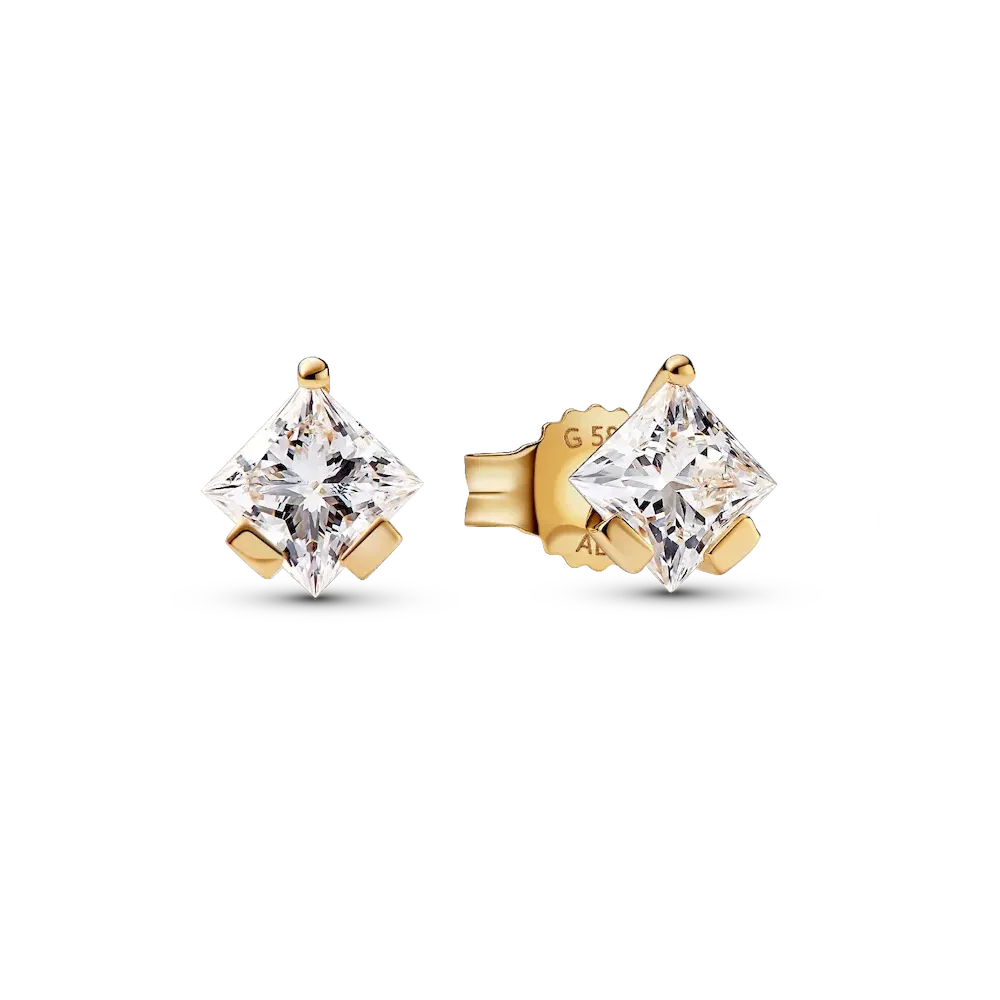 Pandora Nova 14k Gold Lab-grown Diamond Earrings
