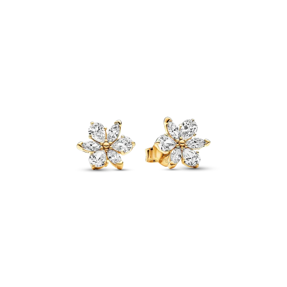 Sparkling Herbarium Cluster Stud Earrings