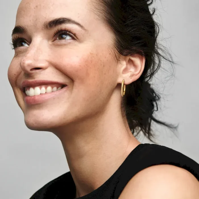 Pandora Moments Charm Hoop Earrings - Image 3