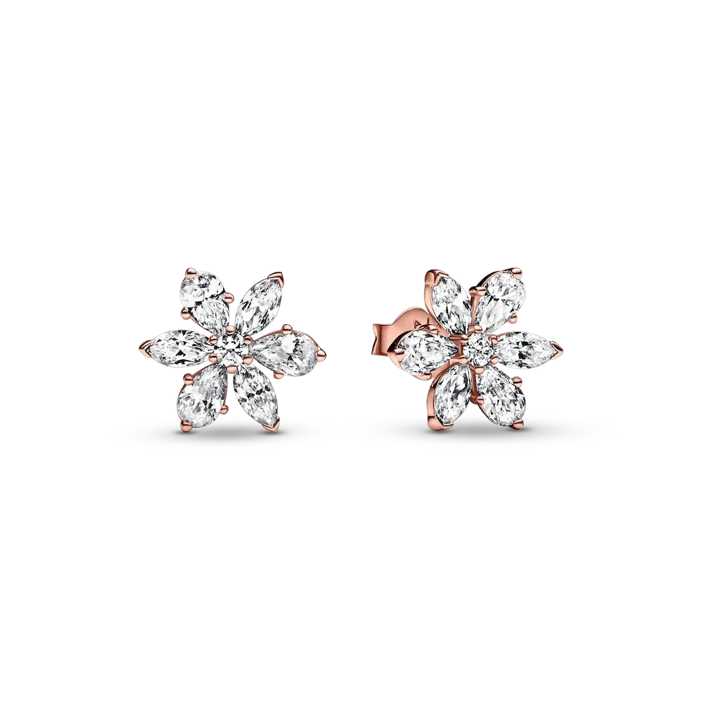 Sparkling Herbarium Cluster Stud Earrings