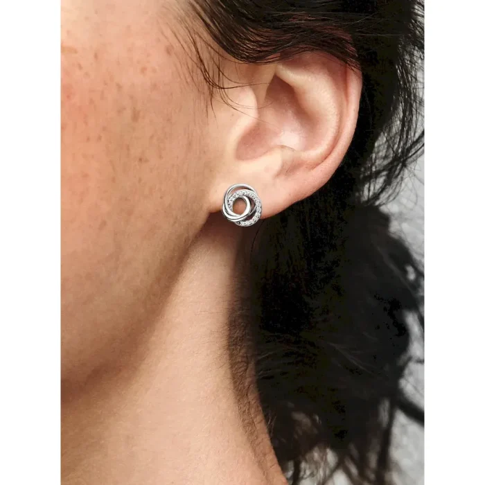 Family Always Encircled Stud Earrings - Image 2