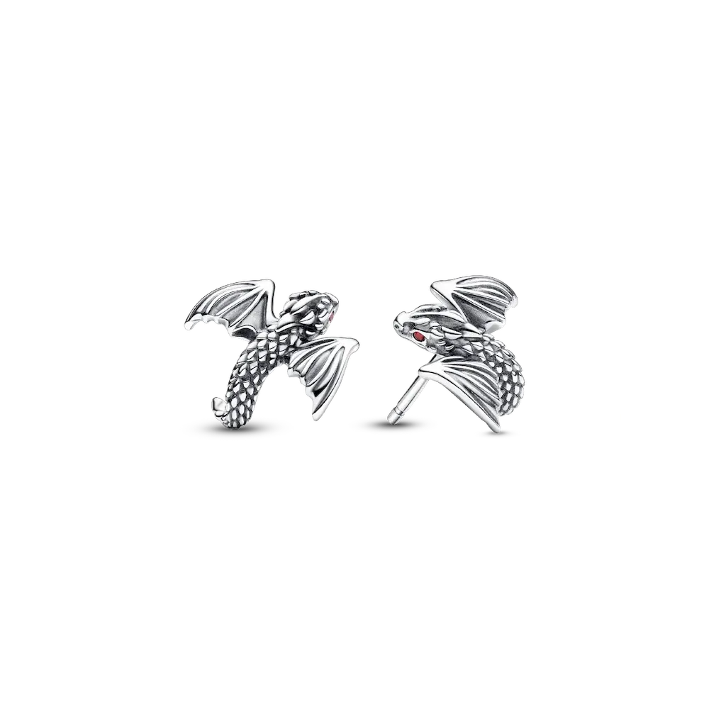 FINAL SALE - Game of Thrones Curved Dragon Stud Earrings