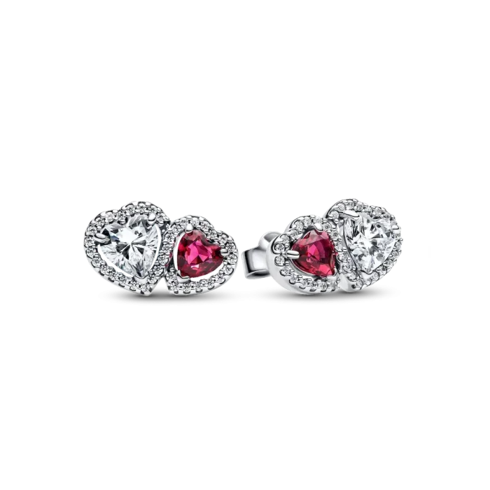 Sterling Silver Halo Hearts Gift Set - Image 3