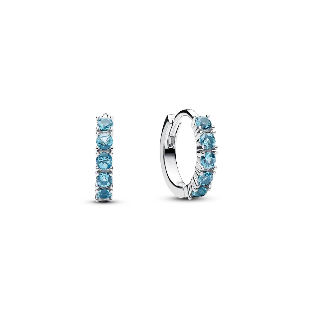 293849C01_RGB.webp Light Blue Huggie Earrings - Image 1