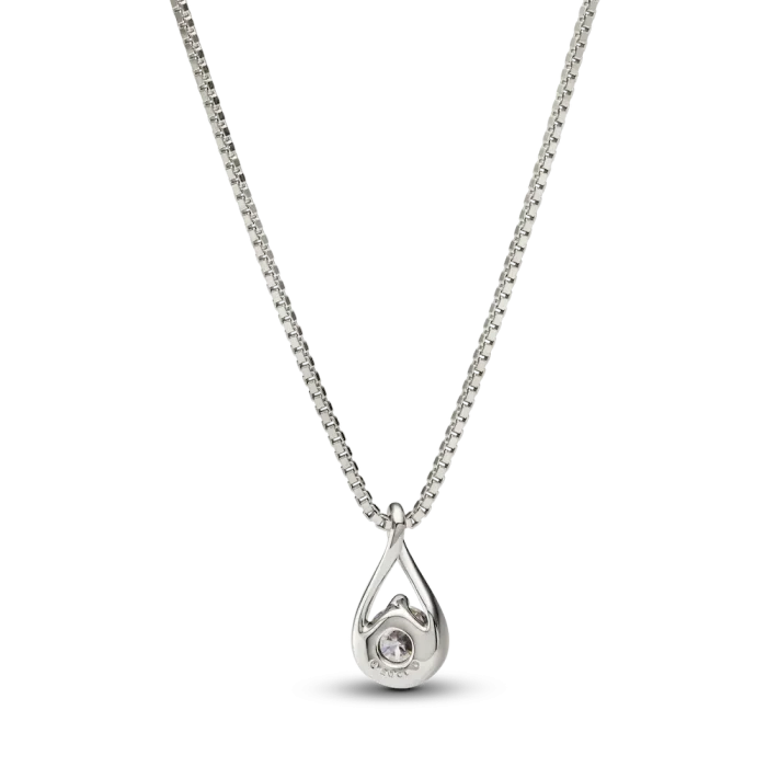 Pandora Infinite 14k White Gold Lab-grown Diamond Pendant Necklace - Image 5