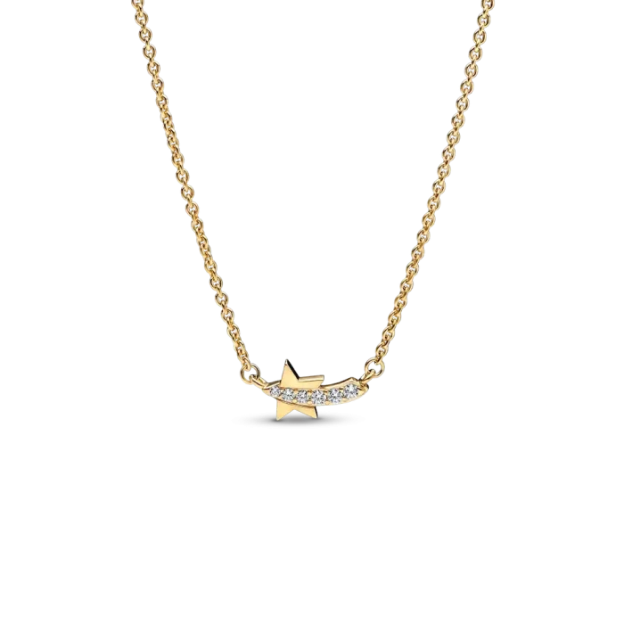 FINAL SALE - Shooting Star Pavé Collier Necklace - Image 2