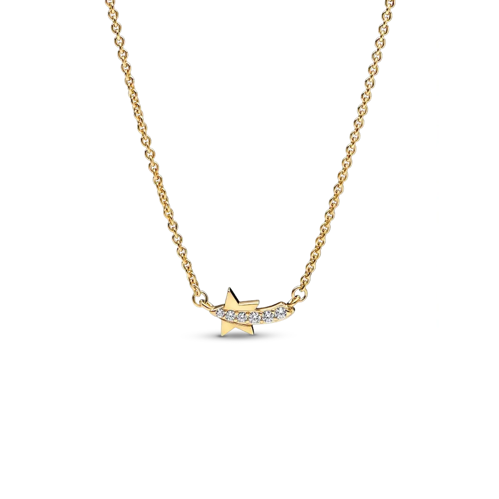 FINAL SALE - Shooting Star Pavé Collier Necklace