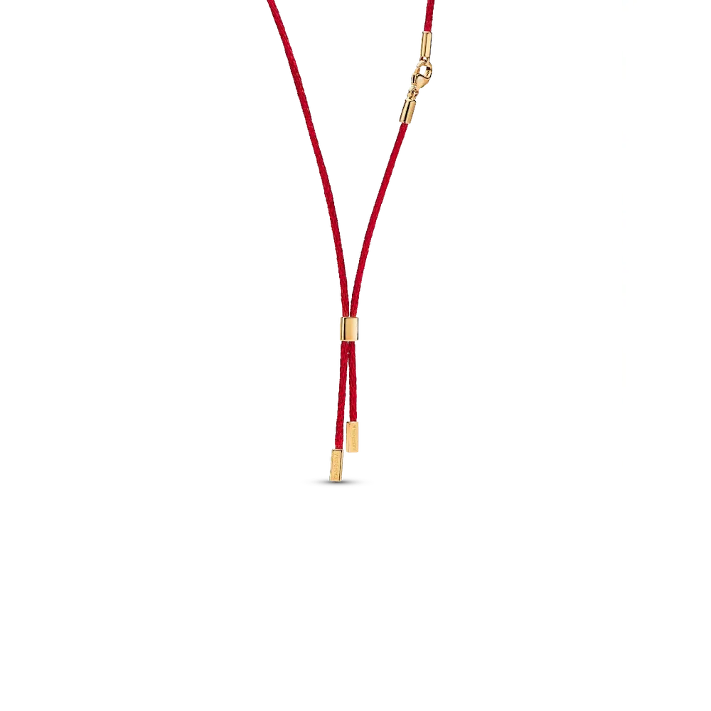 Pandora Talisman Red Recycled Polyester Cord Necklace