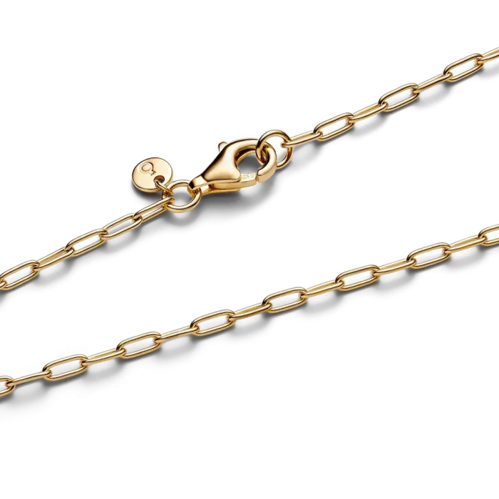 Elongated Link Chain Necklace - Image 4