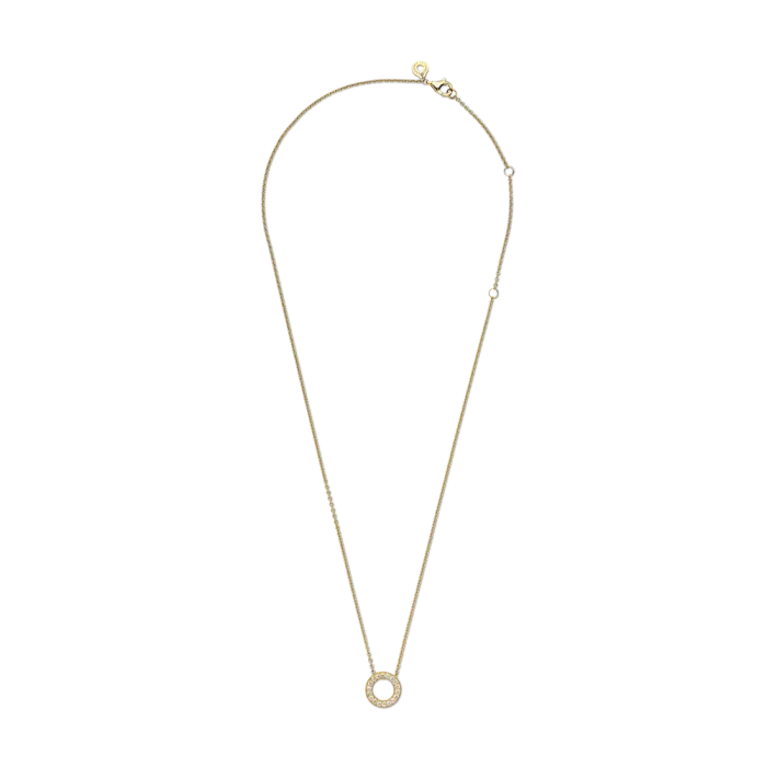 Pandora Logo Pavé Circle Collier Necklace - Image 2