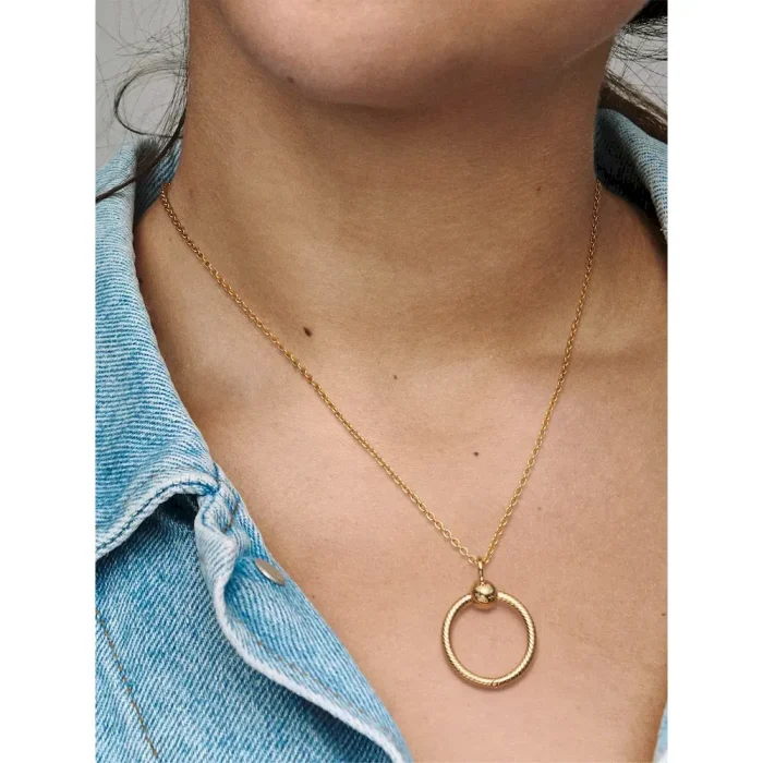 FINAL SALE - Pandora Moments Small O Pendant - Image 2