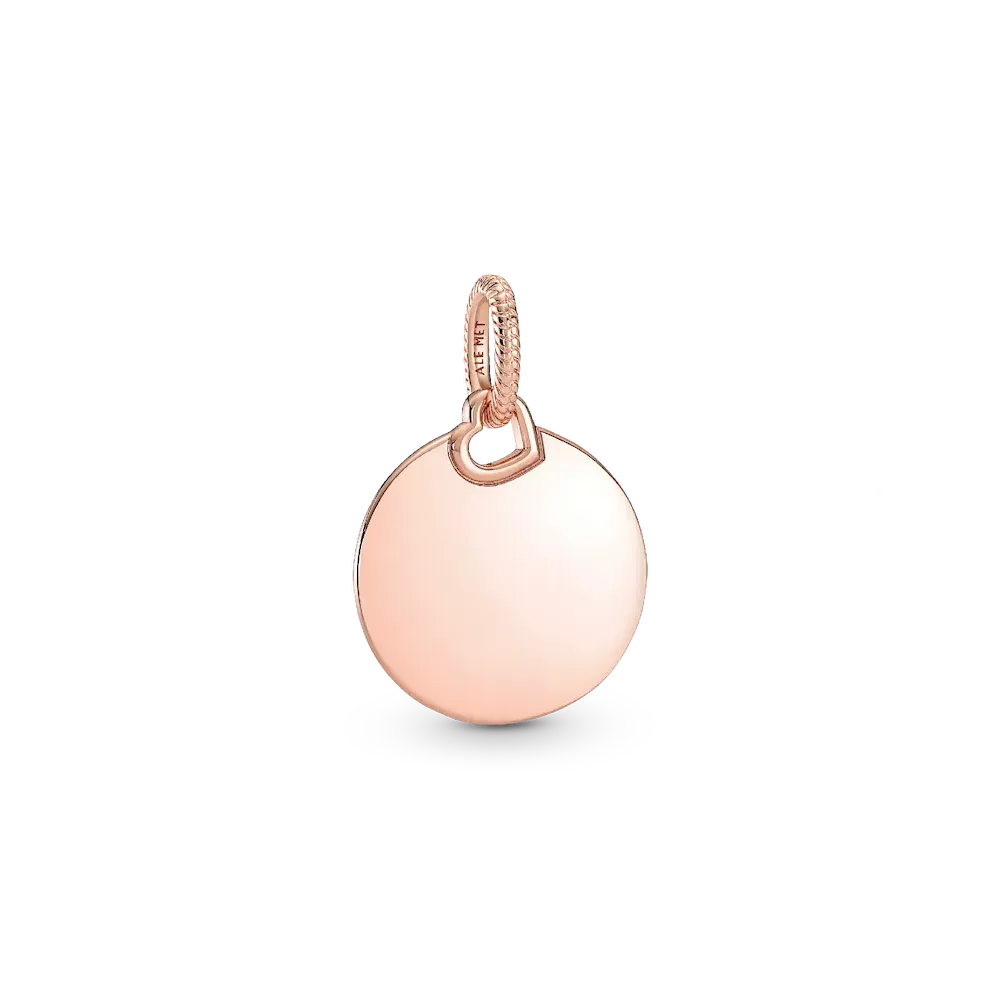 Engravable Round Tag Pendant